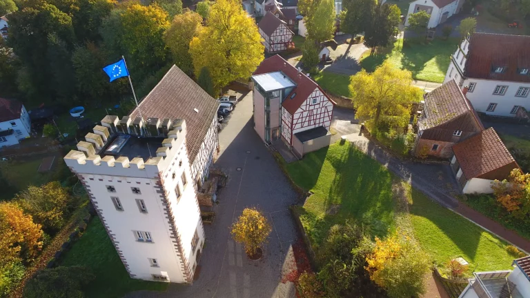 Schloss Buchenau - Luftansicht