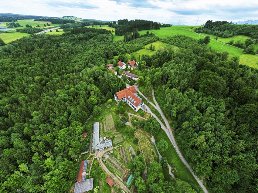 Seminarhaus Sulzbrunn - Luftansicht