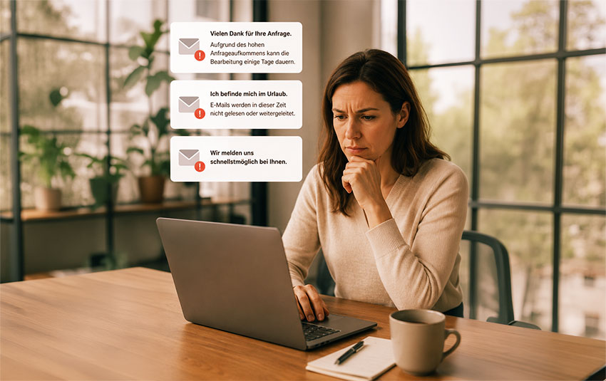 seminarhauspartner.blog | Antwort auf Gästeanfragen - automatischen Antworten signalisieren Desinteresse