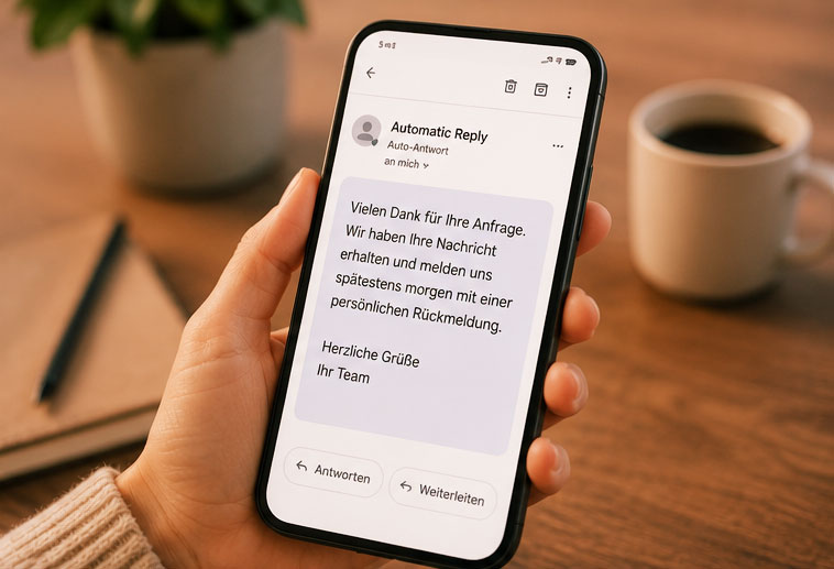 seminarhauspartner.blog | Antwort auf Gästeanfragen - automatische Antworten geben klares Zeitfenster für persönliche Antwort