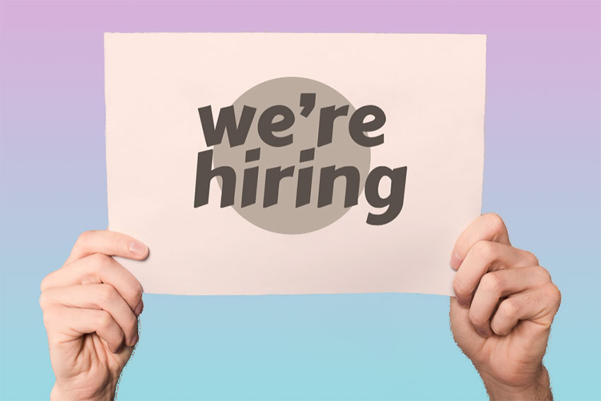 Seminarhauspartner.Blog |  Vorteilswelt | Schild We are hiring