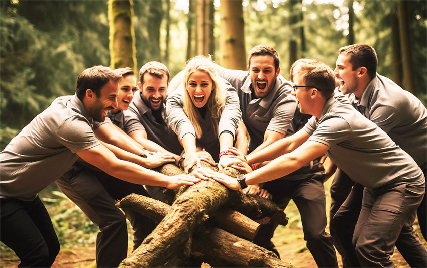 SeminarhausPartner.Blog | Teambuilding | Gruppe im Wald