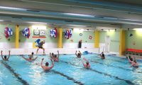 Sport- und Bildungszentrum Malente - Hauseigene Schwimmhalle mit 5 Trainingsbahnen und Flachwasserbereich - Aquajogging