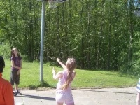 Ferienlager / Sportcamp der HSJ - Kinder beim Basketball