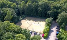 Sport- und Bildungszentrum Malente - Luftansicht Tennisplätze